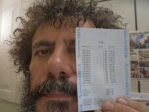 O primeiro e último selfie que fiz na vida